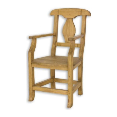 Rustikální židle s područkami SIL11 FOR LIVING