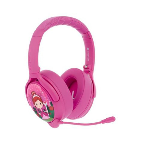 BuddyPhones Cosmos+ dětská bluetooth sluchátka s odnímatelným mikrofonem, růžová; BT-BP-COSMOSP-