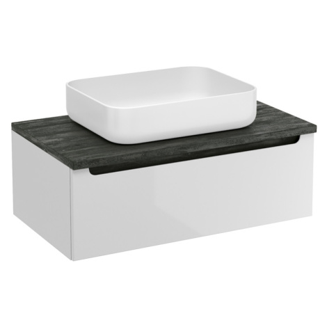 Koupelnová skříňka pod umyvadlo Naturel Stilla 80x30x45 cm bílá STILLAD08005DC