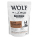 Wolf of Wilderness granule, 250 g - 20 % sleva - "Gusty Woodlands" hovězí, treska a krůta