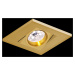 BPM Vestavné svítidlo Aluminio Oro, zlatá, 1x50W, 230V 8087 2000GU
