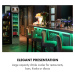 Klarstein Berghain, chladnička na nápoje, 160 l, RGB vnitřní osvětlení, 230 W, 2-8°C, ušlechtilá