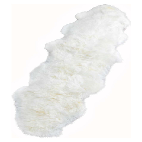 Bílá ovčí kožešina Native Natural Double, 60 x 240 cm