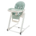 NEW BABY - Jídelní židlička Muka dusty green