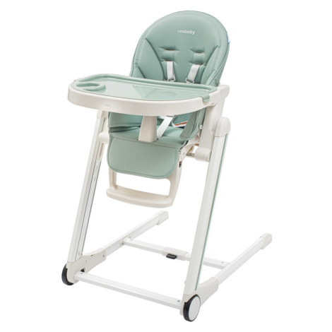 NEW BABY - Jídelní židlička Muka dusty green