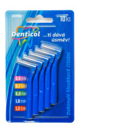 Denticol Z01 vel. 1 mm - mezizubní kartáček zahnutý, 10ks