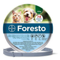 Foresto 1,25 g + 0,56 g obojek pro kočky a psy < 8 kg/38 cm