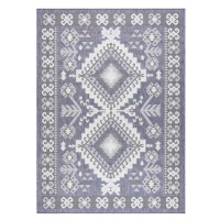 Dywany Łuszczów Kusový koberec Sion Sisal Aztec 3007 blue/pink/ecru – na ven i na doma - 200x290