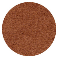 Ayyildiz koberce Kusový koberec Life Shaggy 1500 terra kruh Rozměry koberců: 160x160 (průměr) kr