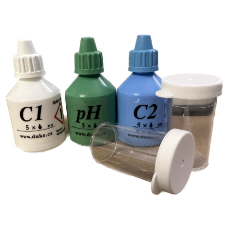 Poolservis DUKE Kapkový tester (Cl/Ph) - chlor + pH
