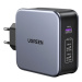 Ugreen USB-A+2*USB-C 140W GaN Tech Fast Charger with C to C Cable 2M EU Black