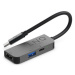 LINQ 3v1 USB-C - HDMI dokovací stanice LQ48000 Šedá