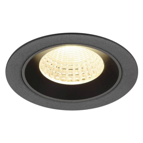 LA 1009619 NUMINOS® M Stropní vestavné svítidlo, 3000 K, 55°, IP20, kulaté, černé - BIG WHITE (S SLV