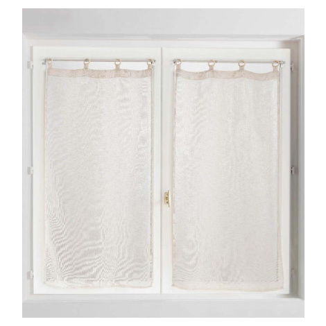 Béžové záclony v sadě 2 ks 60x120 cm Minalisa – douceur d'intérieur