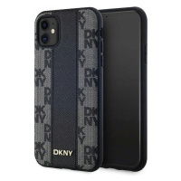 Dkny DKHMN61PCPVSLK iPhone 11 Xr 6,1 černé/černé pevné pouzdro Leather Check