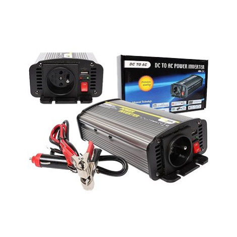 Carspa 12V/230V+USB 600W