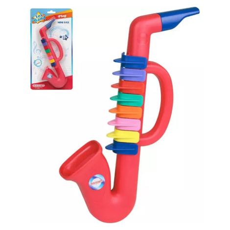 BONTEMPI Dětský saxofon červený 8 klapek plast Profibaby