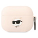 Karl Lagerfeld 3D Sil NFT Choupette pouzdro Apple Airpods Pro růžové