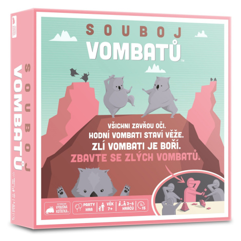 Souboj vombatů - rodinná hra Exploding Kittens