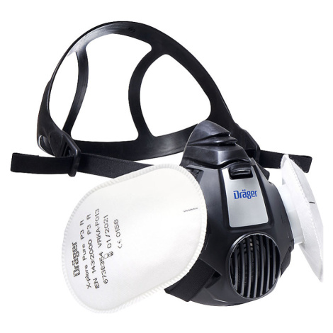 Sada polomasky X-plore® 3300 vč. 2 filtrů pro lakýrnické práce Dräger