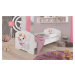 Dětská postel s obrázky - čelo Pepe bar Rozměr: 160 x 80 cm, Obrázek: Kočička Marie