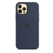 APPLE iPhone 12/12 Pro Silicone Case with MagSafe - Deep Navy