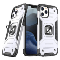 Wozinsky Ring Armor pancéřový hybridní kryt + magnetický držák iPhone 13 mini stříbrný