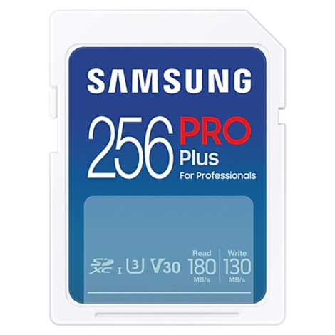Samsung SDXC 256GB PRO PLUS MB-SD256S/EU Modrá