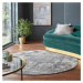 Flair Rugs koberce Kusový koberec Cocktail Wonderlust Grey kruh - 160x160 (průměr) kruh cm