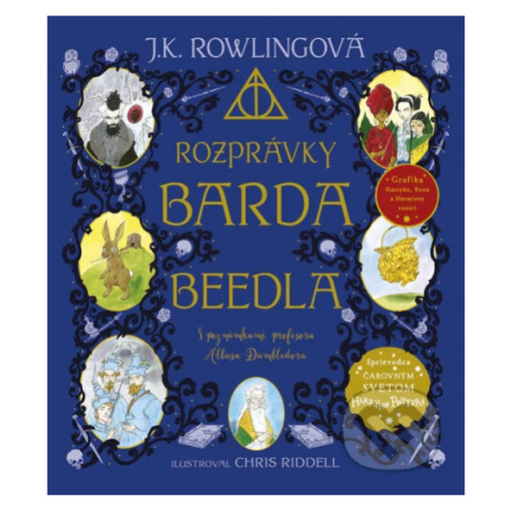 Rozprávky barda Beedla (Ilustrované vydanie) - J.K. Rowling, Chris Riddell (ilustrátor) - kniha  Ikar