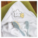 BabyOno Baby Ono Froté ručník s kapucí 85x85 cm, bílý