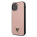 Guess GUHCP12LVSATMLPI hard silikonové pouzdro iPhone 12 Pro MAX 6.7" pink Saffiano