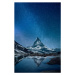 Fotografie Matterhorn - night, Viaframe, 26.7x40 cm