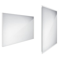 Zrcadlo bez vypínače Nimco 70x100 cm hliník ZP 9004