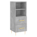 vidaXL Skříň highboard betonově šedá 34,5x34x180 cm kompozitní dřevo