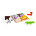 Bigjigs Toys Dřevěné kostky puzzle se zvířátky safari