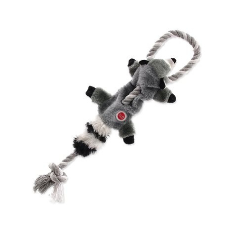 DOG FANTASY hračka skinneeez s provazem mýval 35 cm