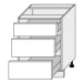 ArtExt Kuchyňská skříňka spodní SILVER | D3M 50 Barva korpusu: Grey