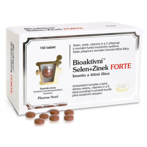 Pharma Nord Bioaktivní Selen+Zinek FORTE 150 tablet