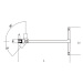 Klíč s posuvnou T rukojetí, otočná objímka, délka 430 mm, velikost 13 mm - Beta Tools