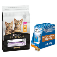 PURINA PRO PLAN granule 10 kg + PURINA Dentalife snack zdarma - Kitten Healthy Start Chicken