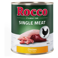 Výhodné balení Rocco Single Meat 24 x 800 g kuřecí