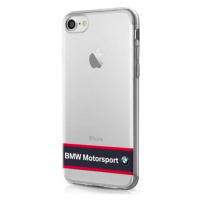 Kryt BMW - Apple iPhone 7/8 Motorsport edition Hardcase - Transparent / Black (BMHCP7TRHNA)