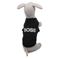 Vsepropejska Maxim letní tričko pro psa Barva: Černá, Délka zad (cm): 29, Obvod hrudníku: 43 - 4
