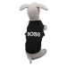 Vsepropejska Maxim letní tričko pro psa Barva: Černá, Délka zad (cm): 29, Obvod hrudníku: 43 - 4
