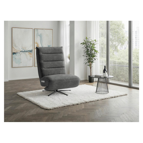 Sit & More RELAXAČNÍ KŘESLO, textil, tmavě šedá