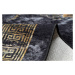 Kusový koberec Miro 51278.809 Marble black / gold 160x220 cm