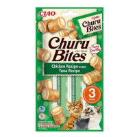 Pochoutka Churu Bites wraps kuře & tuňák 3x10g