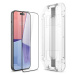 Spigen Glass tR EZ Fit 2 Pack tvrzené sklo iPhone 15 černé