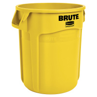 Rubbermaid Univerzální kontejner BRUTE®, kulatý, objem 75 l, žlutá